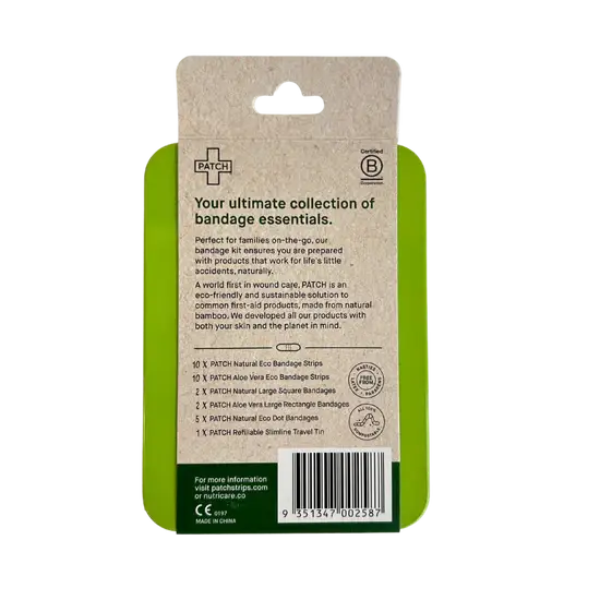 Eco-Friendly Travel Bandage Kit – 29 Pieces