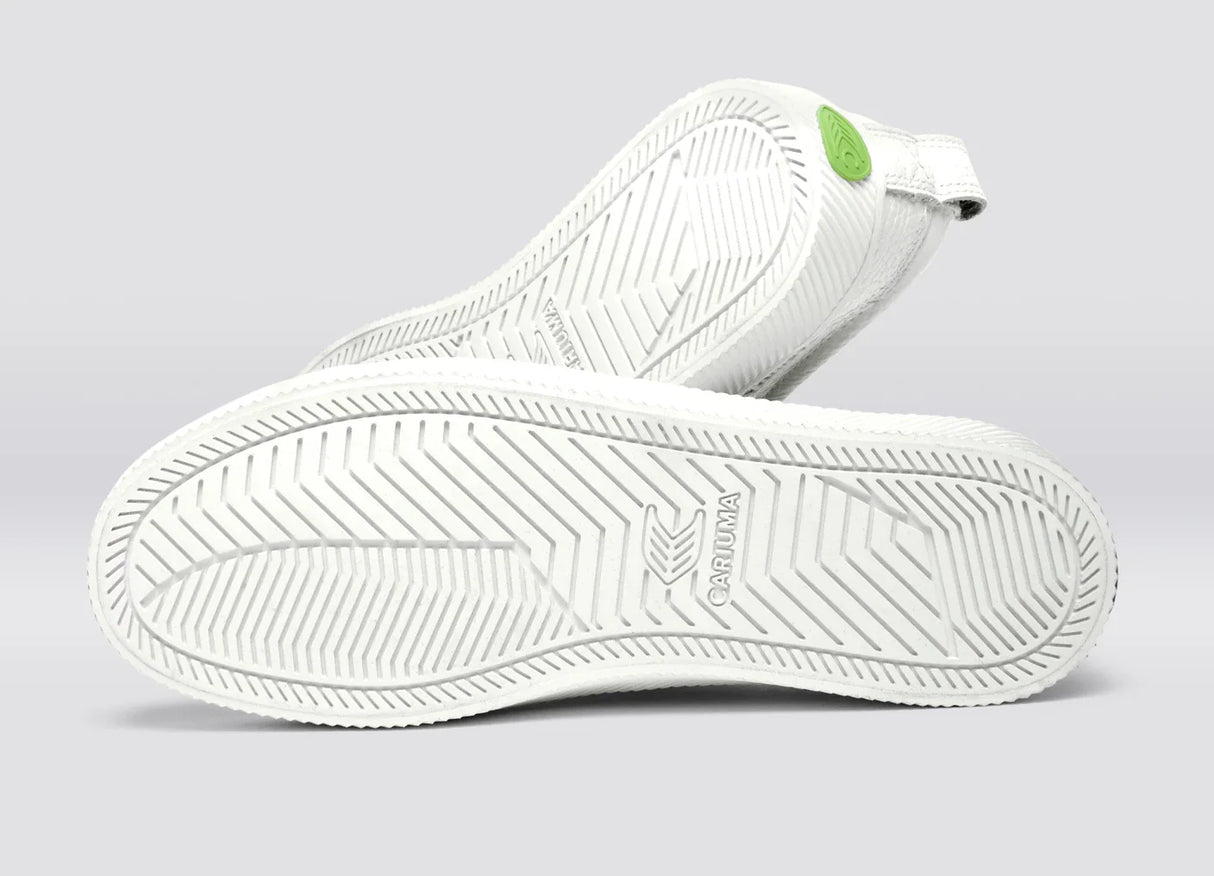 OCA Pebbled Leather White