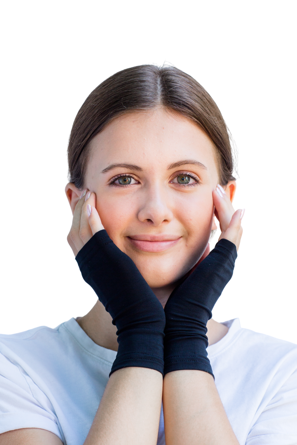 Adults Anti-Itch Fingerless Gloves with TENCEL and Zinc | Remedywear™ by YoRo Naturals™