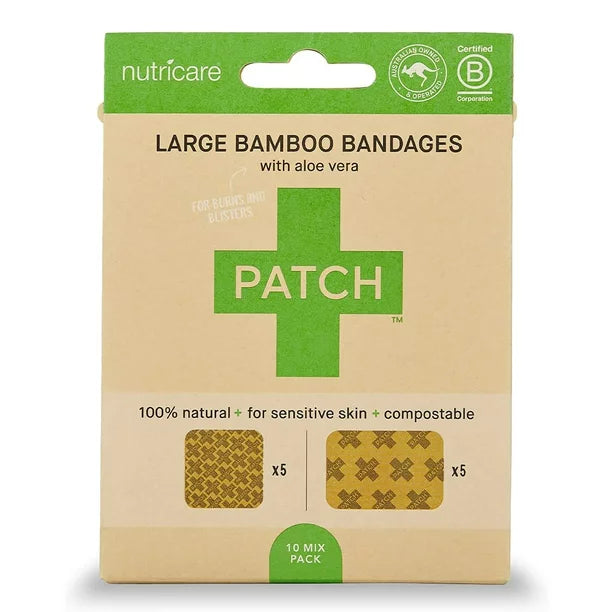 Patch Bamboo Aloe Vera Adhesive Bandages - 50 Ct (Case of 5)