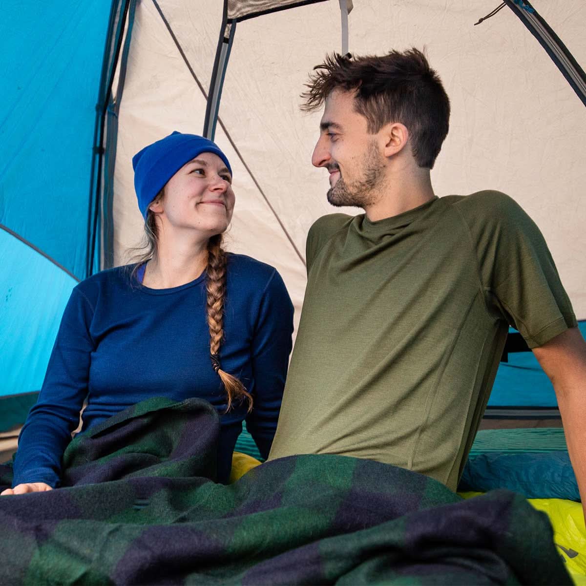 Microweight - Men's Wool Raglan T Shirt Woolverino