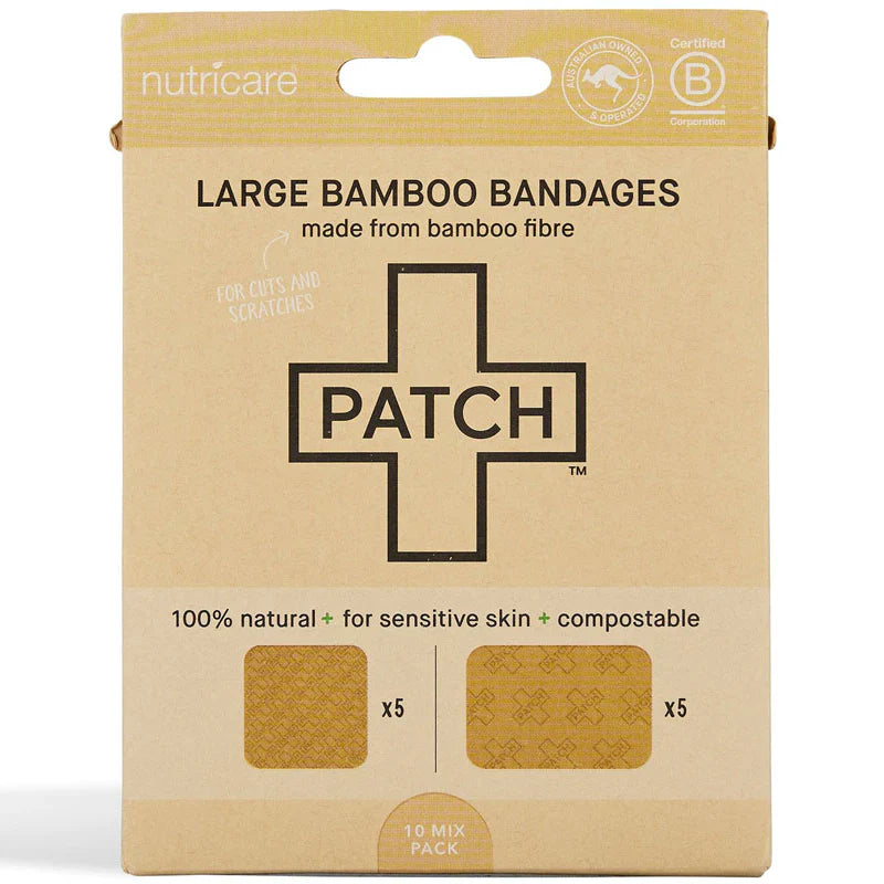 Patch Natural Bamboo Large Bandages - 50 Ct (Case of 5)
