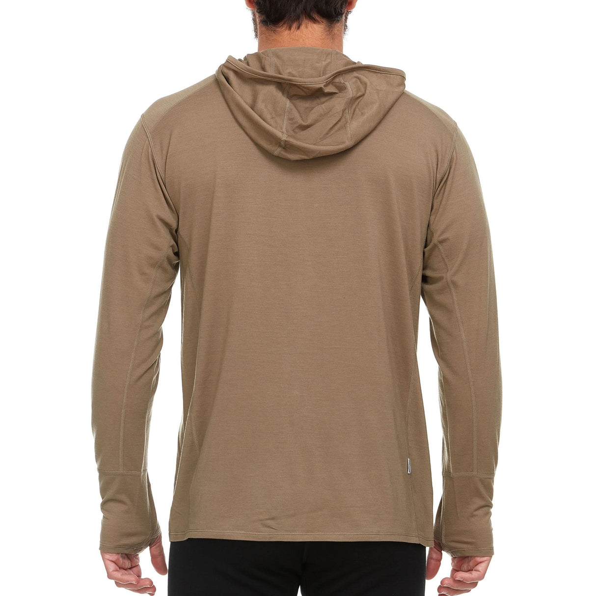 Microweight - Men's Wool 1/4 Zip Sun Hoodie Woolverino