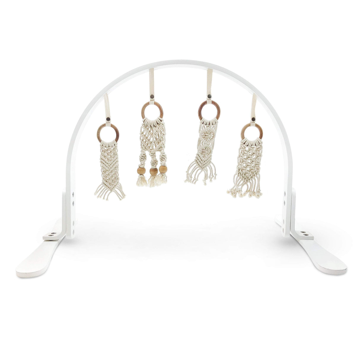 play gym | macrame - white