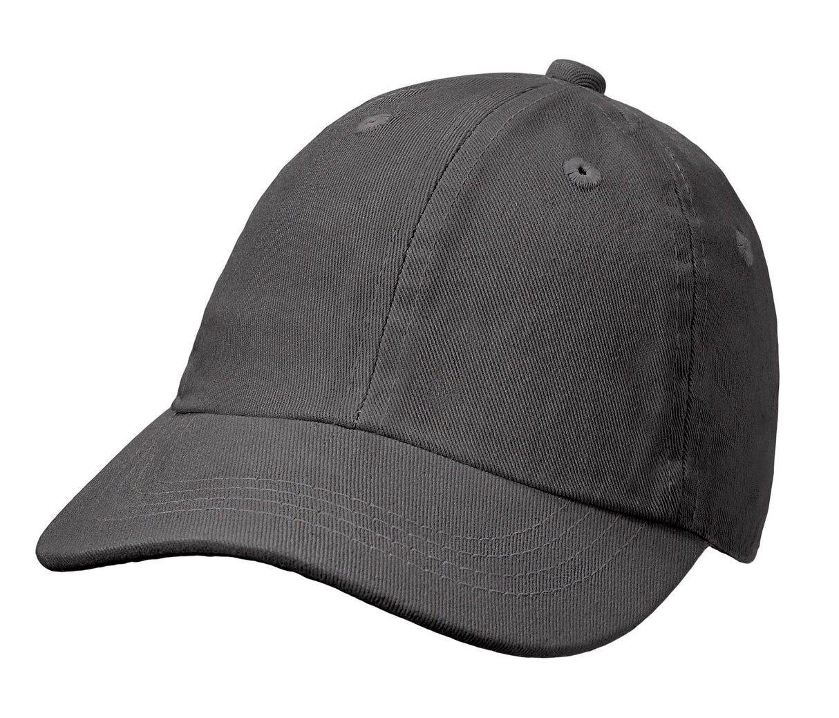 Boys and Girls 100% Cotton Twill UPF 50+ Baseball Hats with Matching Stitch (Dyed & Finished in USA*)