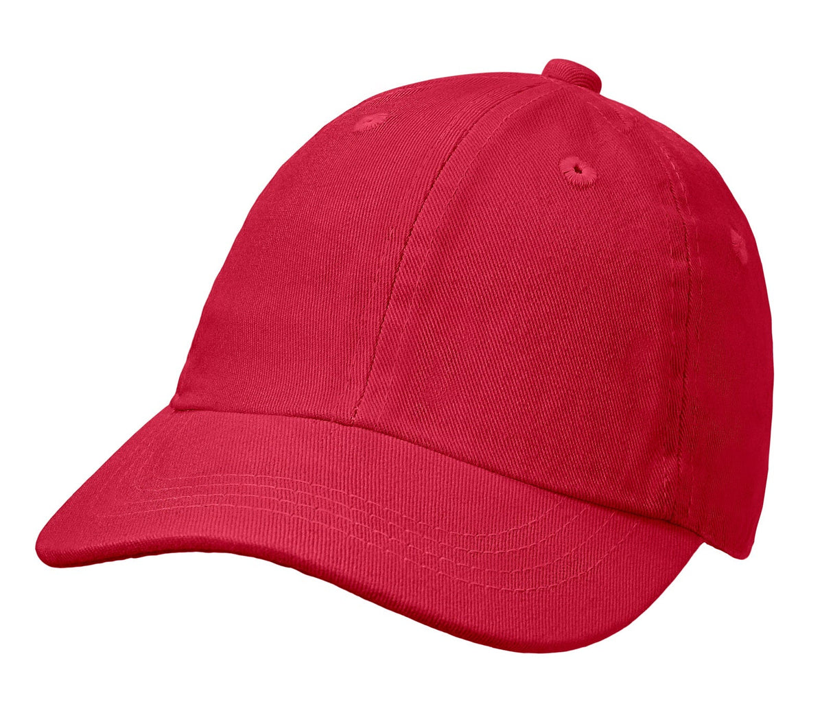 Boys and Girls 100% Cotton Twill UPF 50+ Baseball Hats with Matching Stitch (Dyed & Finished in USA*)