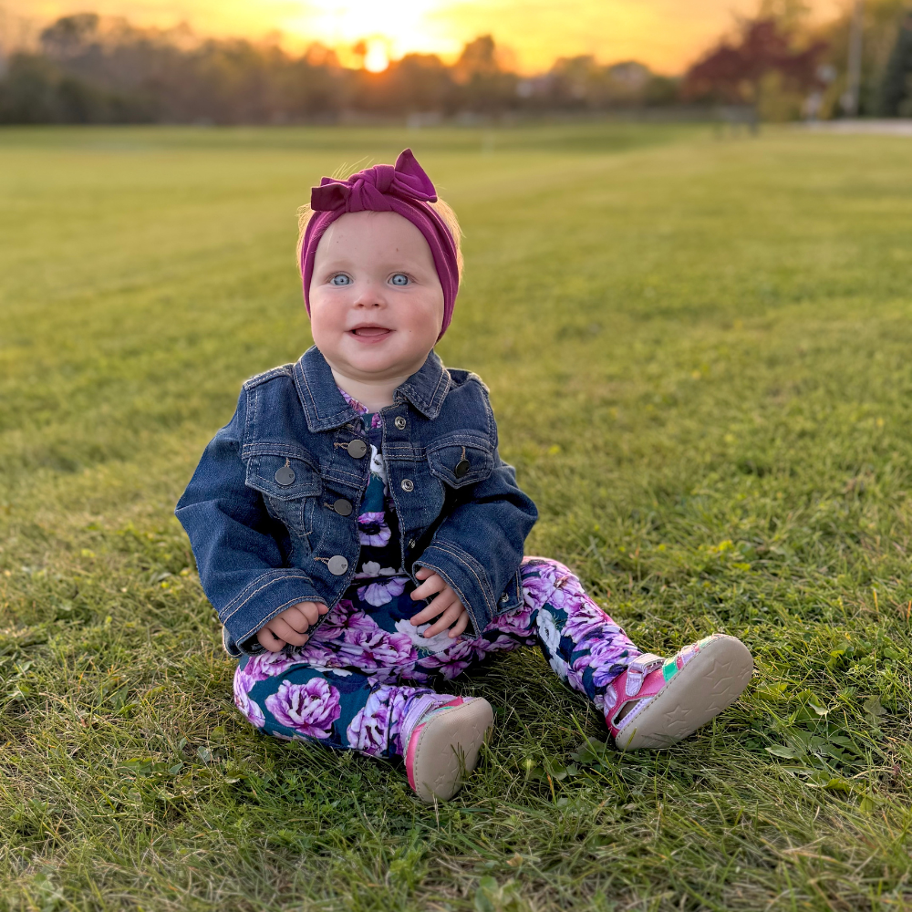 Bamboo Short Sleeve Romper in Adele
