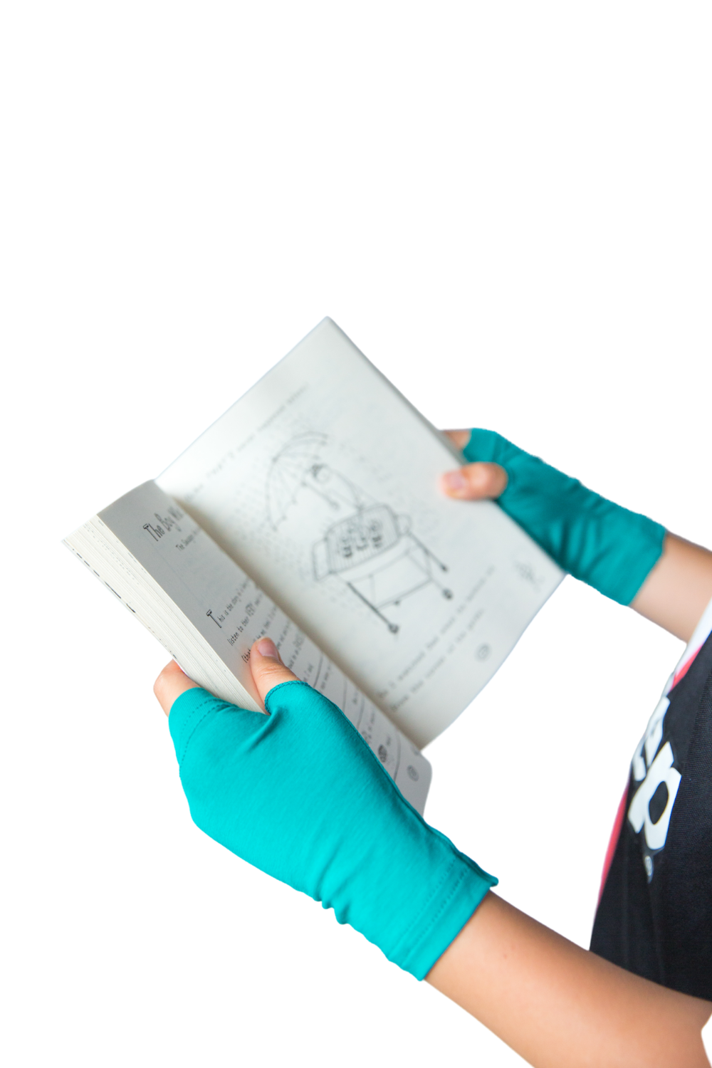 Kids Anti-Itch Fingerless Gloves with TENCEL and Zinc | Remedywear™ by YoRo Naturals™