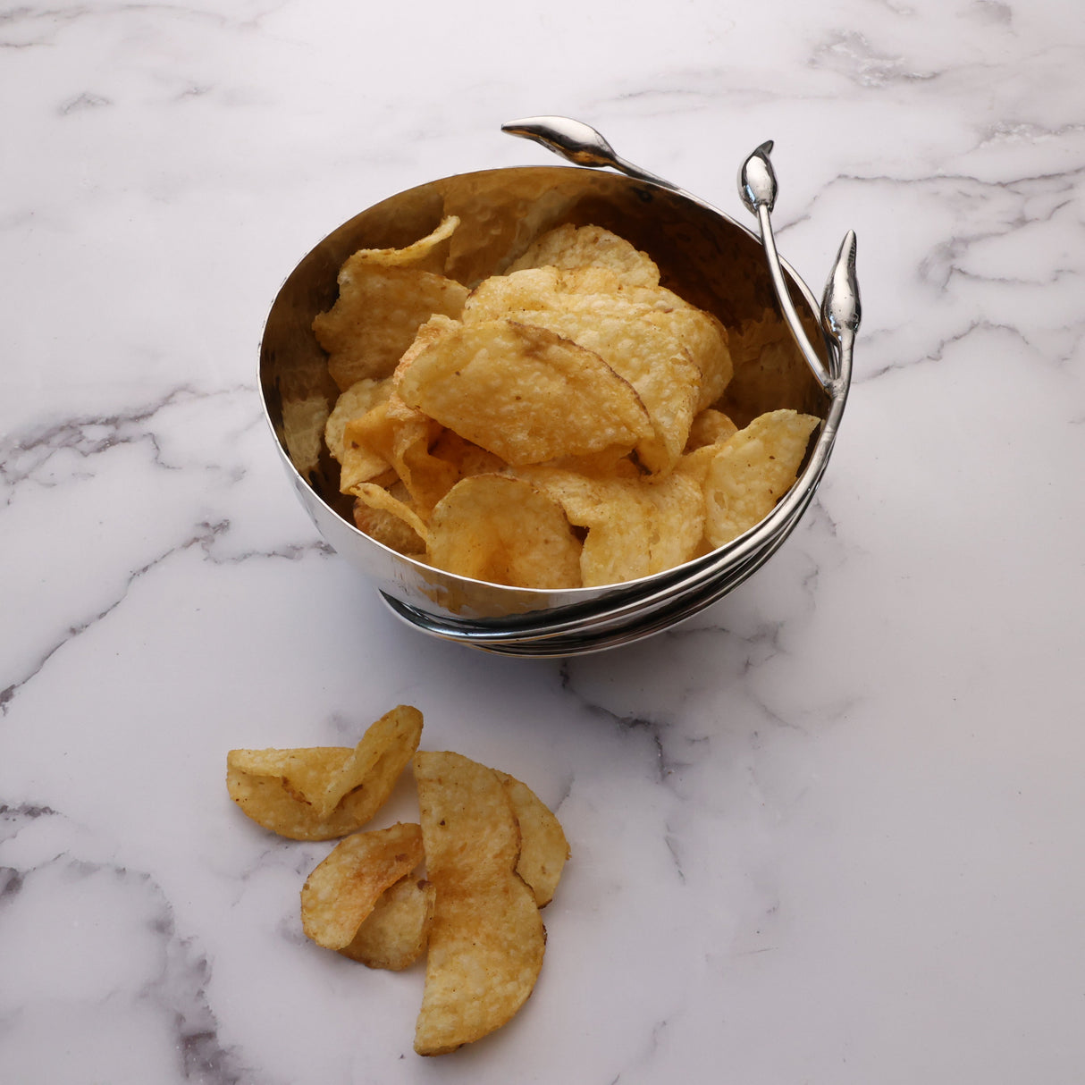 Hammered Chilly Nut Bowl