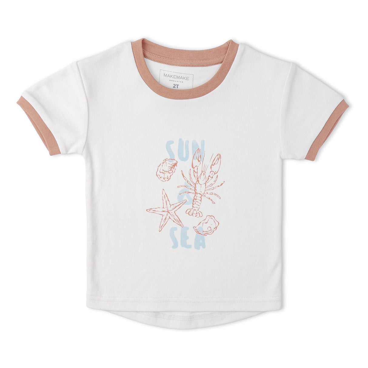 Organic Graphic Tee & Shorts Set - Beach Day