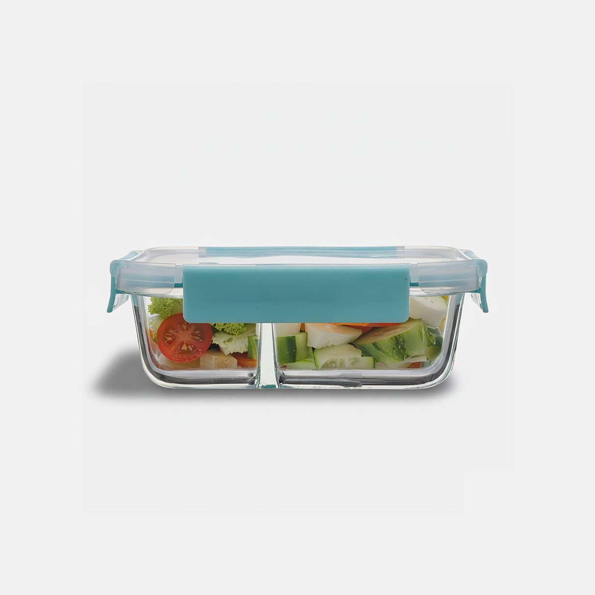 Glass Bento Box - Divided (Vanilla)