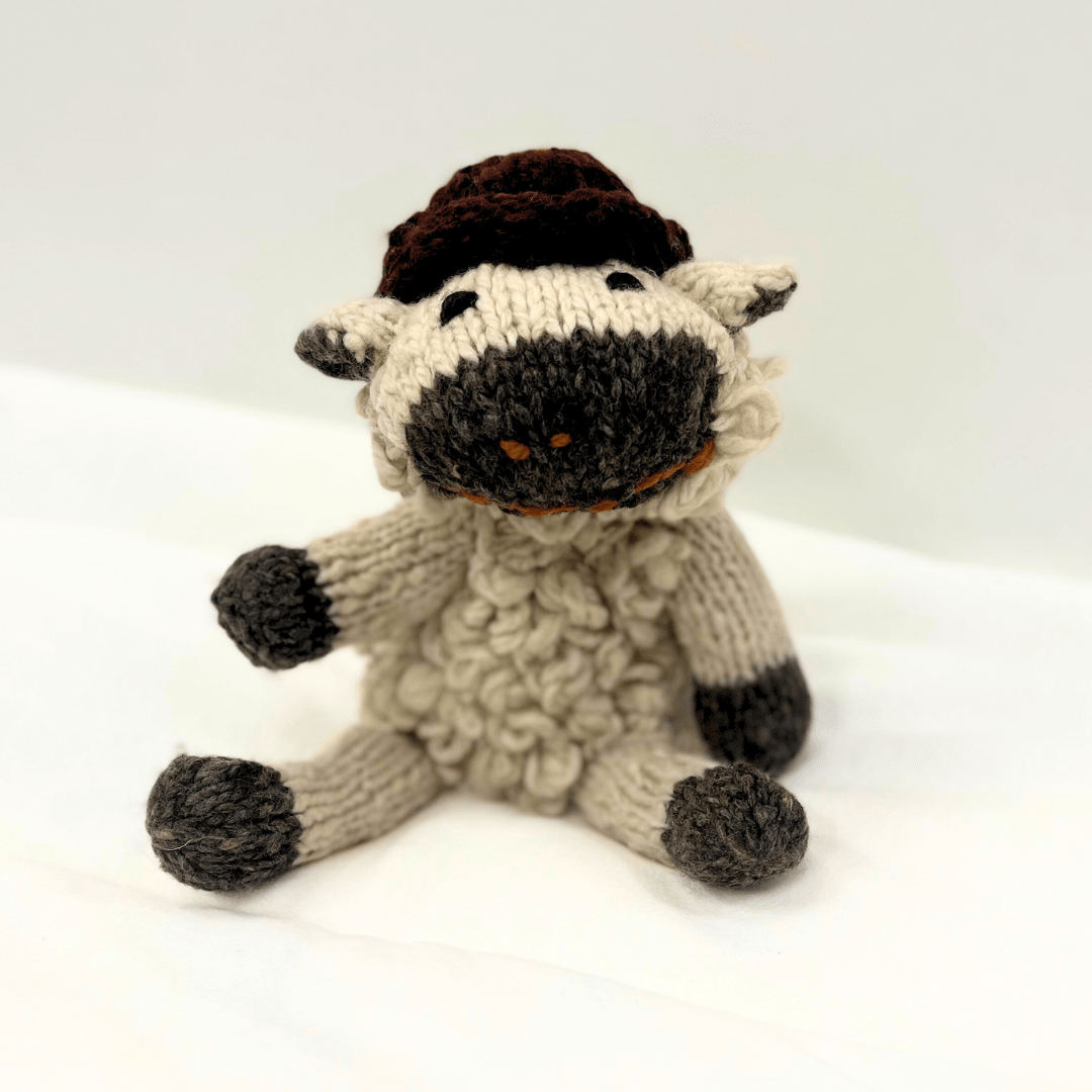 Wool Knit Buddy | Sawyer the Sheep
