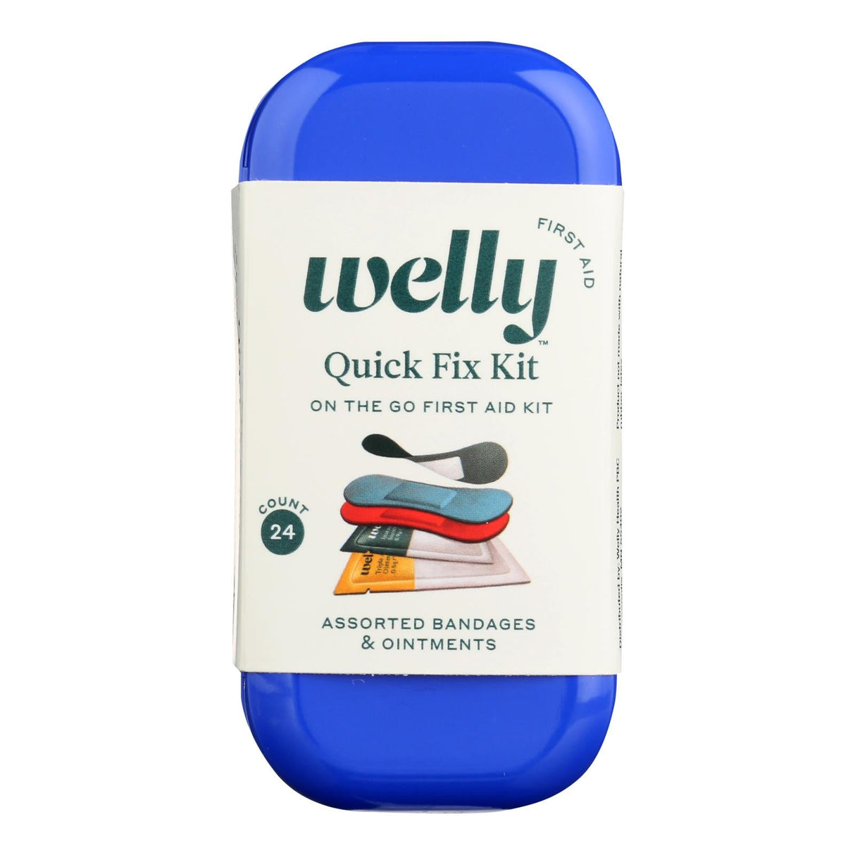 Welly First Aid, Quick Fix Kit On The Go Travel First Aid Kit Bandages And Ointments, 1 Each, 24 ct