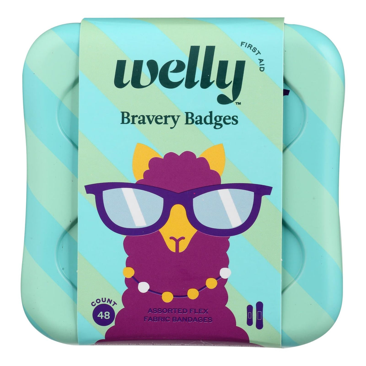 Welly 1st Aid Adhesive Bandages for Pets, (Pack of 6 - 48 Count)