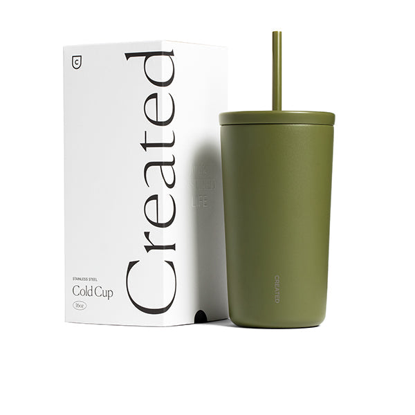 16oz Cold Cup - Olive Green