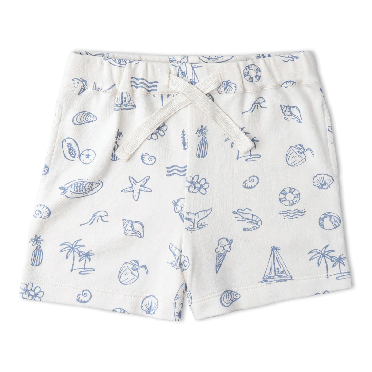 Organic Tee & Shorts Set - Coastal