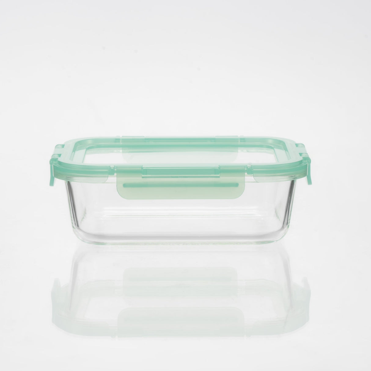 Glass Containers with Flexible Silicone Lids - Set of 3