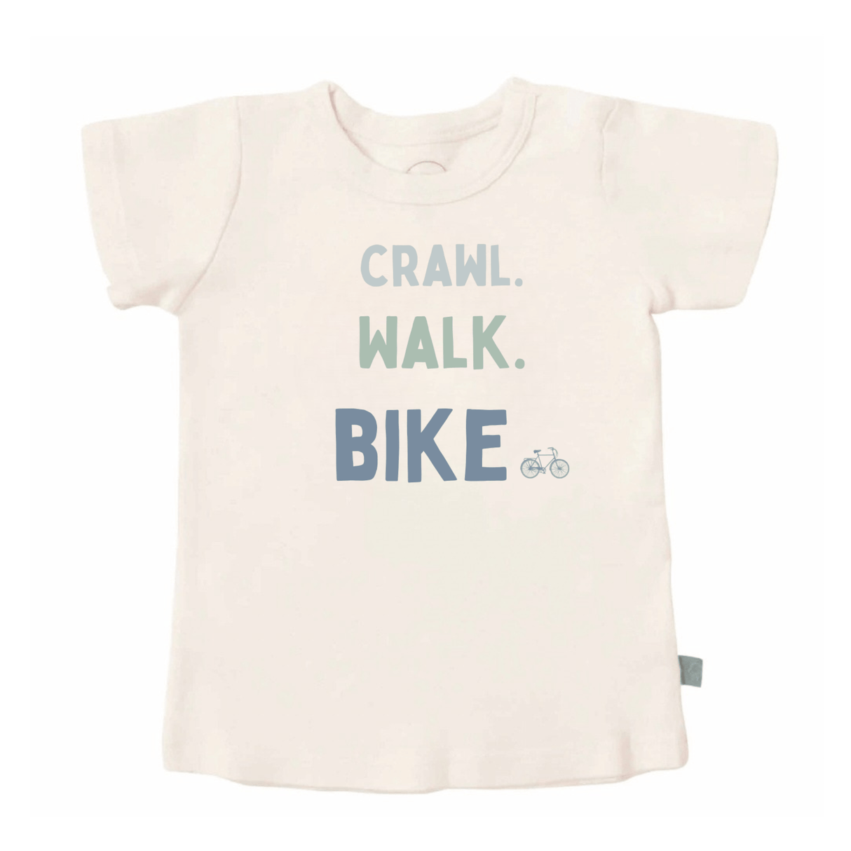 graphic tee | crawl walk bike