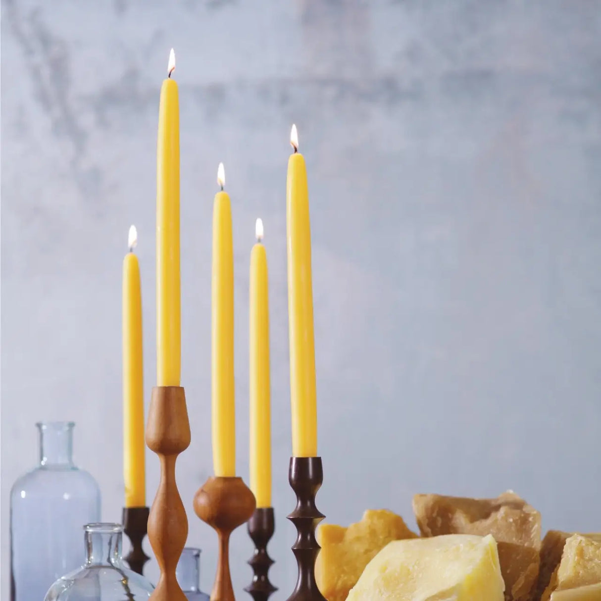 Pure Beeswax Tapers Candles