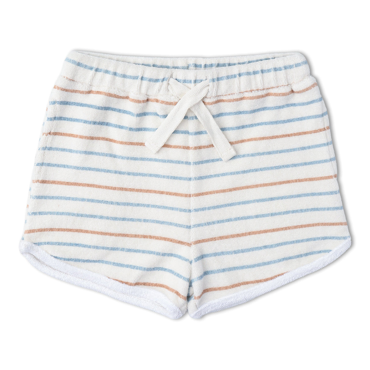 Organic Sleeveless Tee & Shorts Set - Cabana Stripes