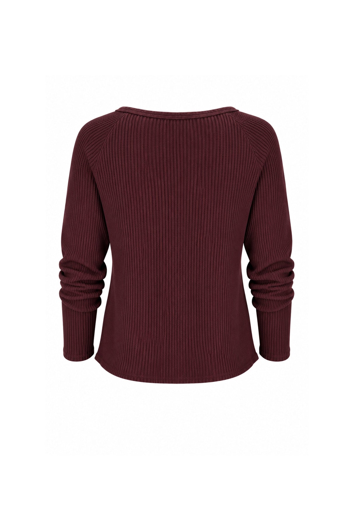 Jules Waffle Knit Organic Cotton V-Neck Pullover