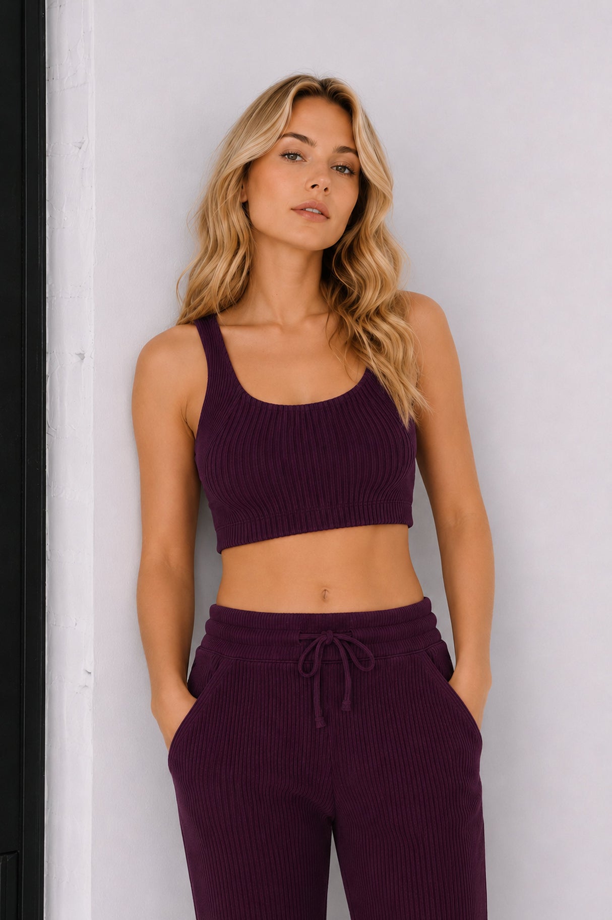 Jules Thermal Organic Cotton Sports Bra