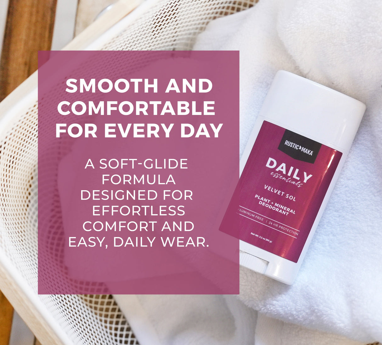 New! VELVET SOL Plant + Mineral Deodorant