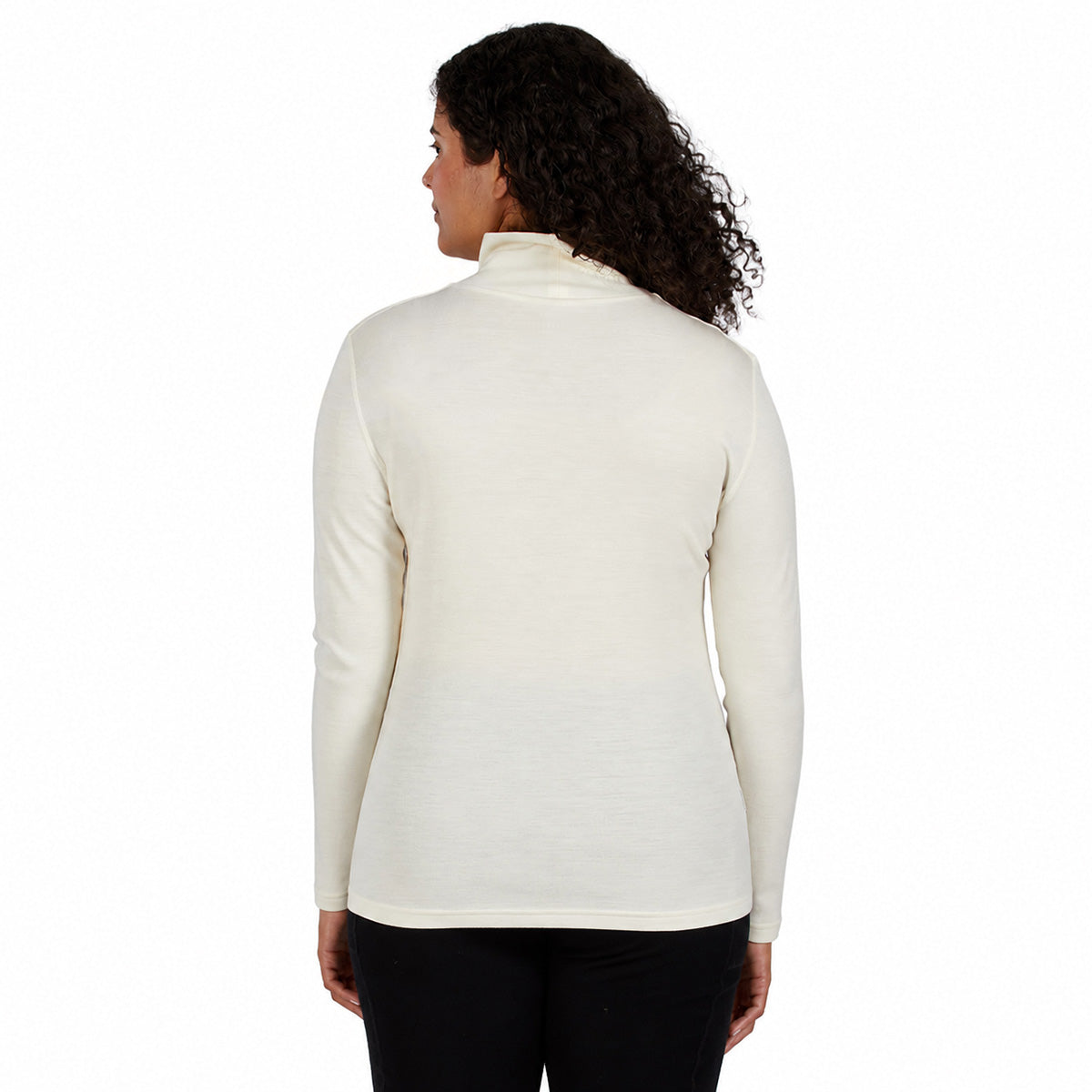 Midweight - Women's Long Sleeve Turtleneck 100% Merino Wool