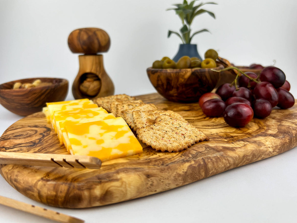 Olive Wood Cheese Board / Cutting Board