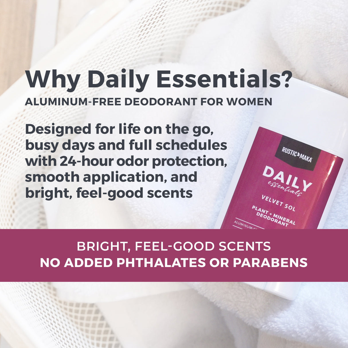 New! VELVET SOL Plant + Mineral Deodorant