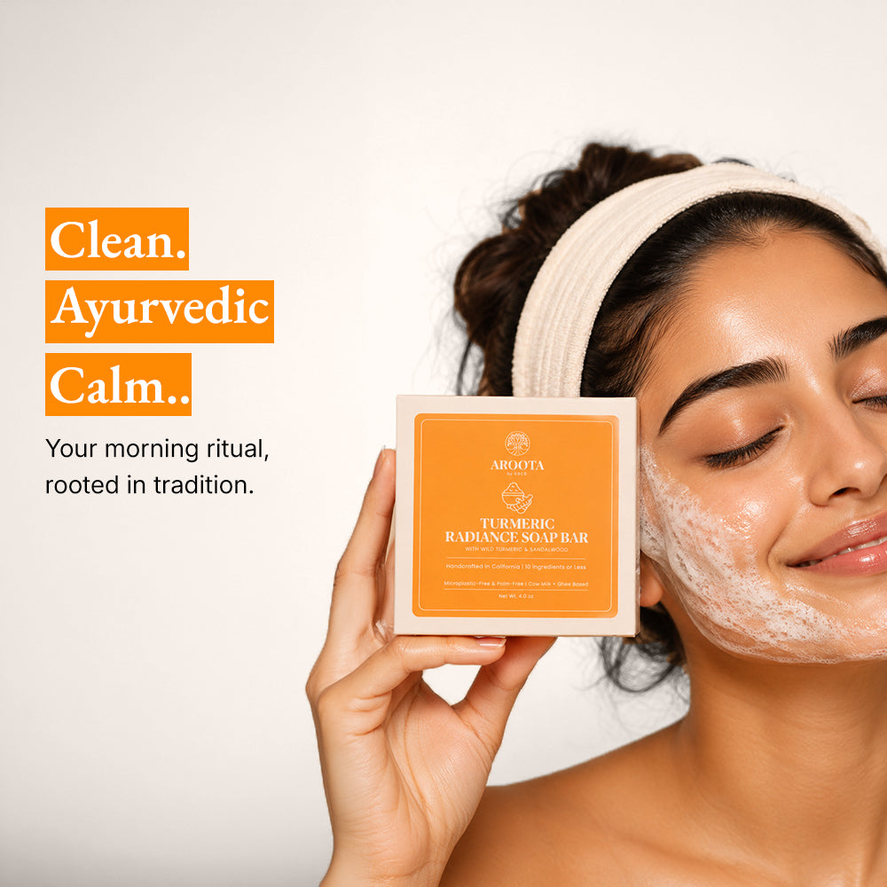 Ayurvedic Turmeric Soap Bar with Cow Milk & Ghee (Pitta)