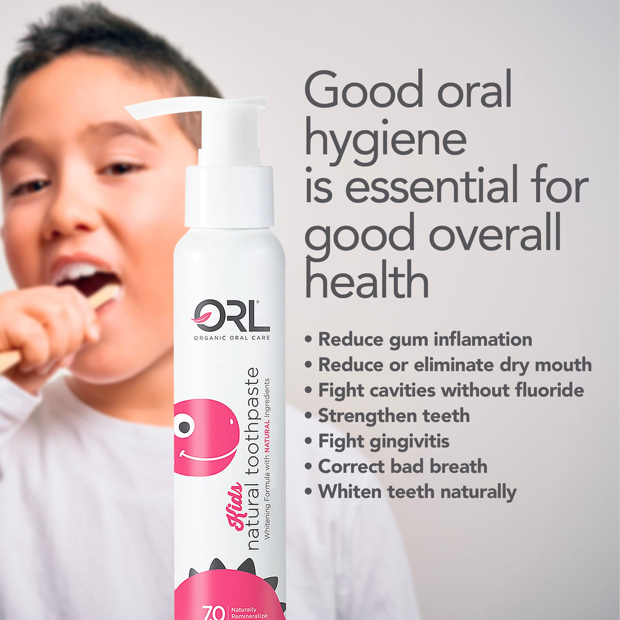 Kids Fluoride Free Natural Toothpaste