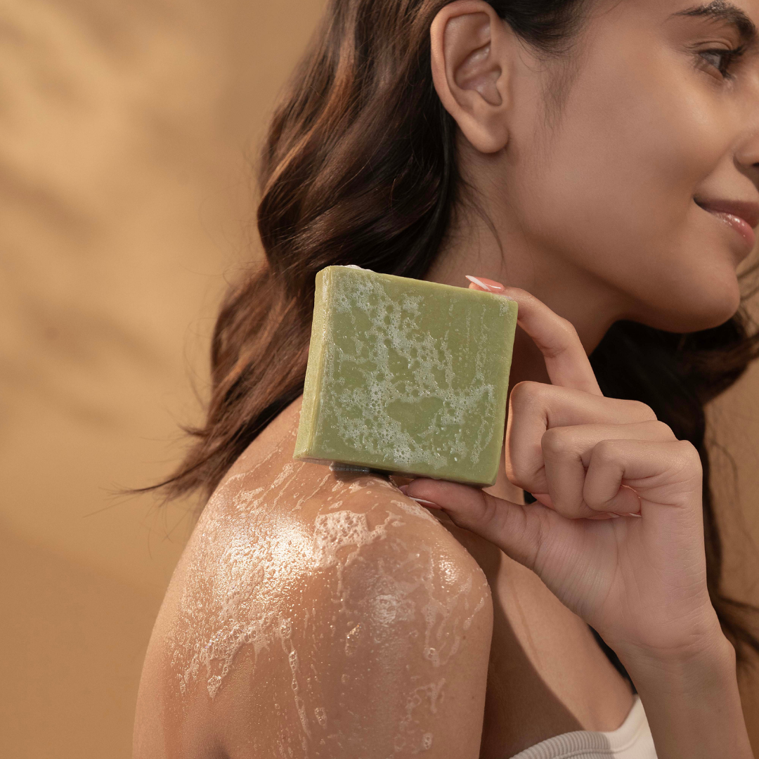 Ayurvedic Neem Cleansing Soap Bar with Cow Milk & Ghee (Tridoshic)
