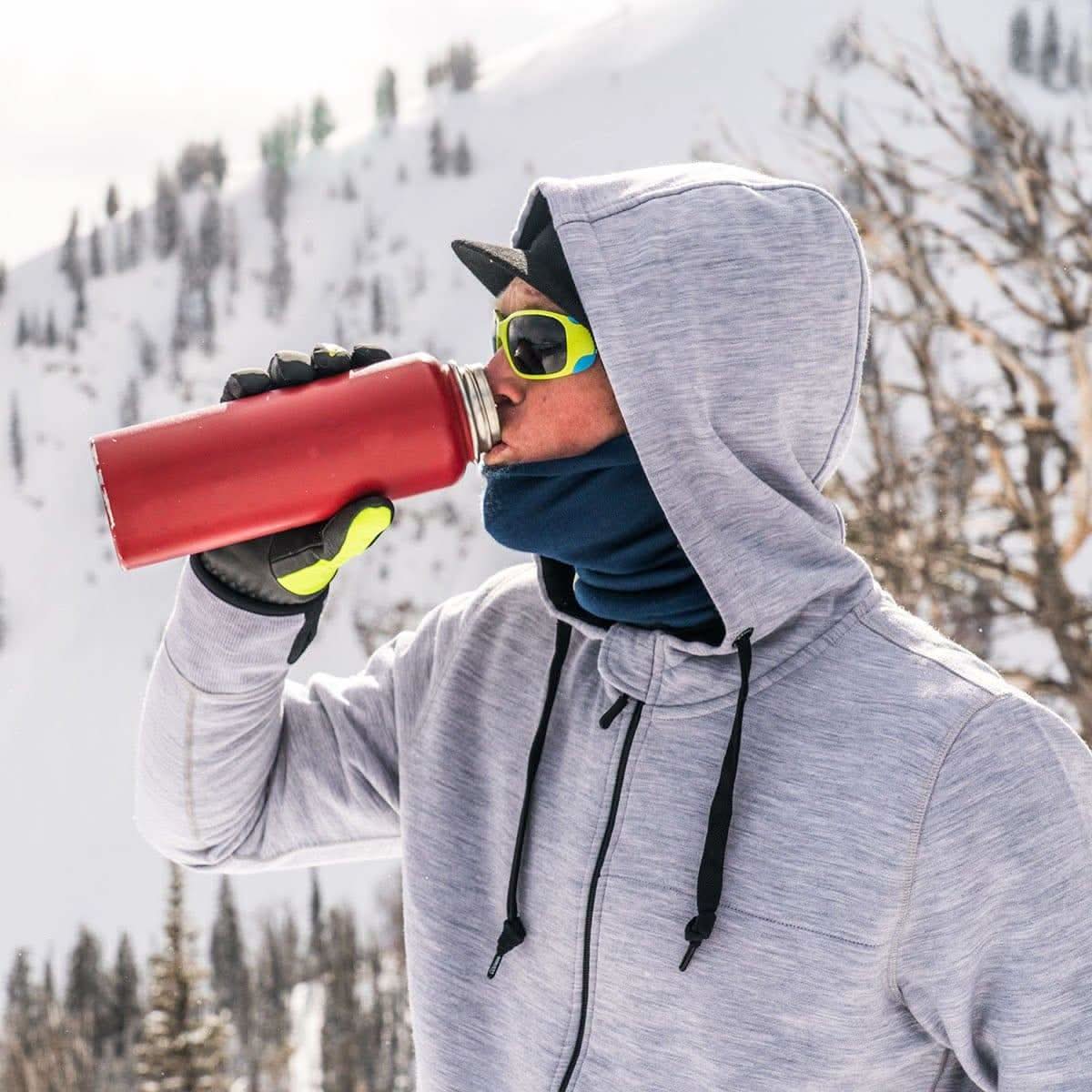 Heavyweight - Men's Brushed Wool Hoodie Kodiak Fleece