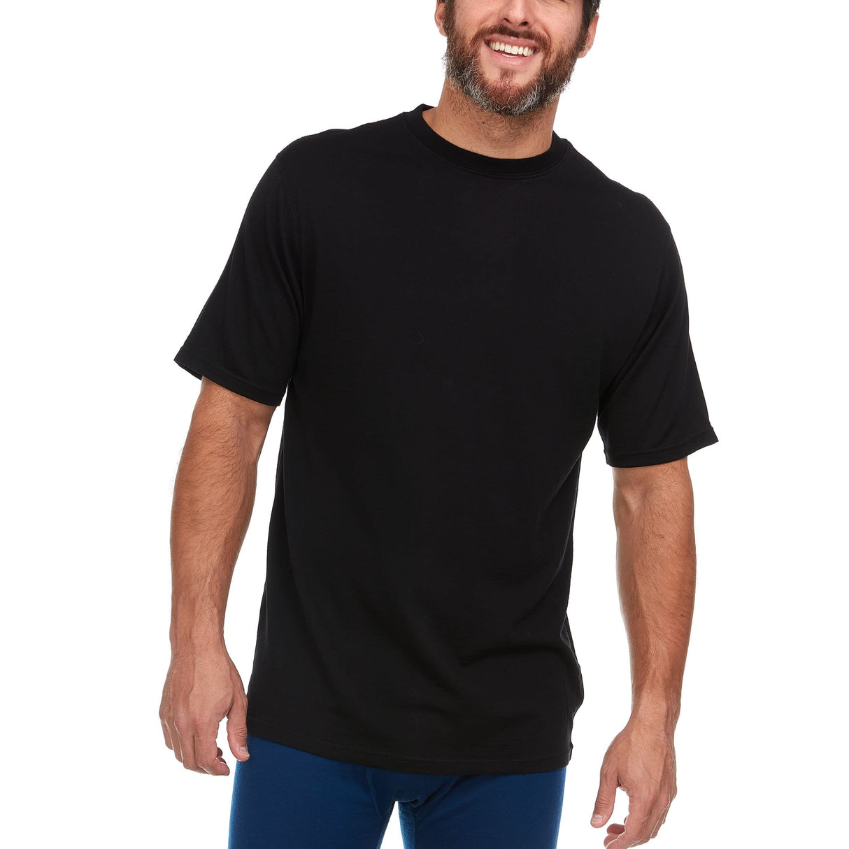 Lightweight - Algonquin Men's Wool T Shirt Crew 100% Merino Wool