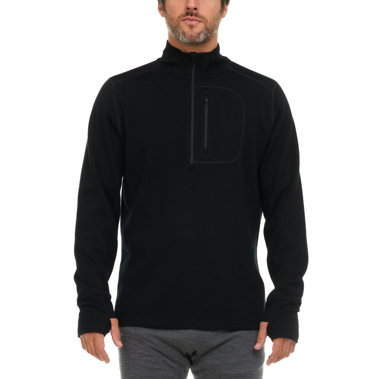 Heavyweight - Men's Wool 1/4 Zip Wilderness