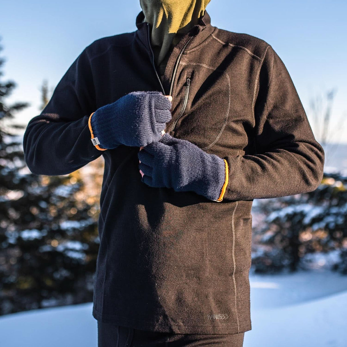 Heavyweight - Men's Wool 1/4 Zip Wilderness