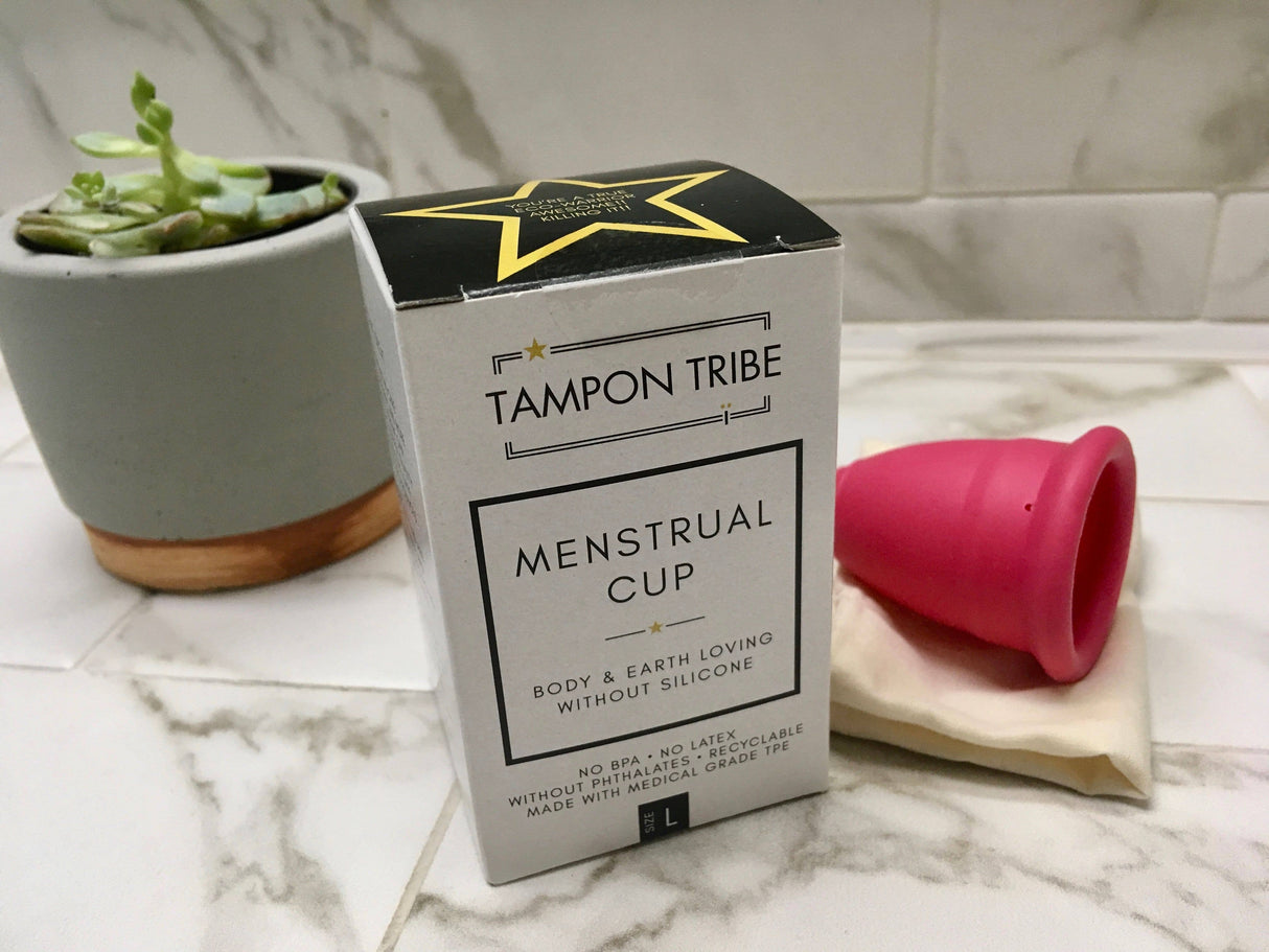 Menstrual Cup – Medium | Silicone-Free Reusable Period Cup | 12-Hour Protection