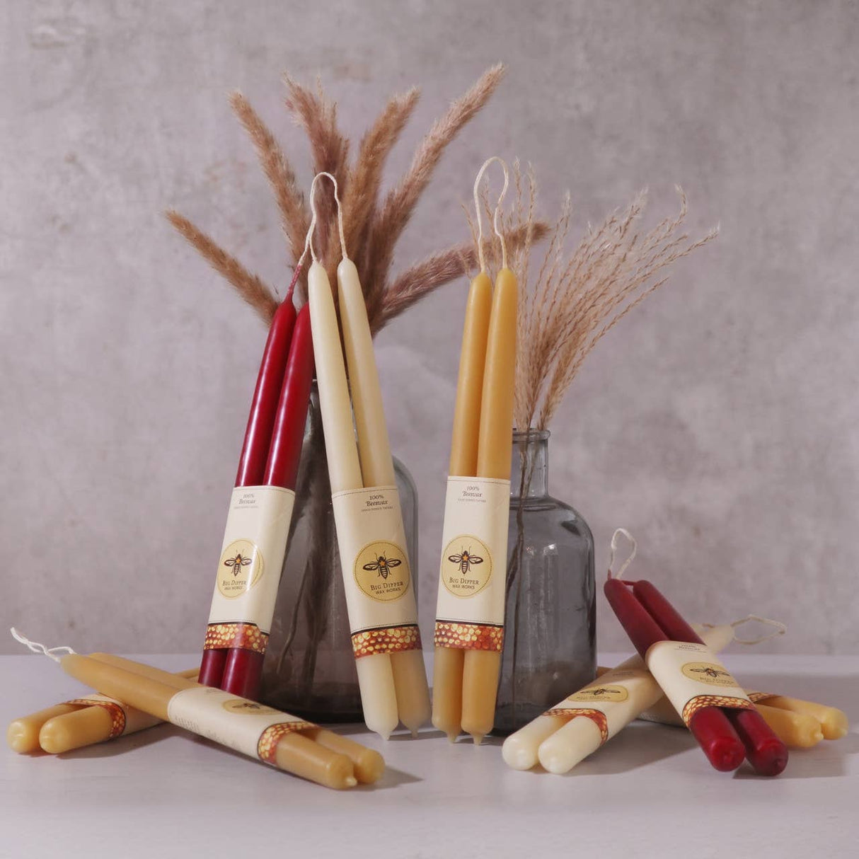 Pure Beeswax Tapers Candles