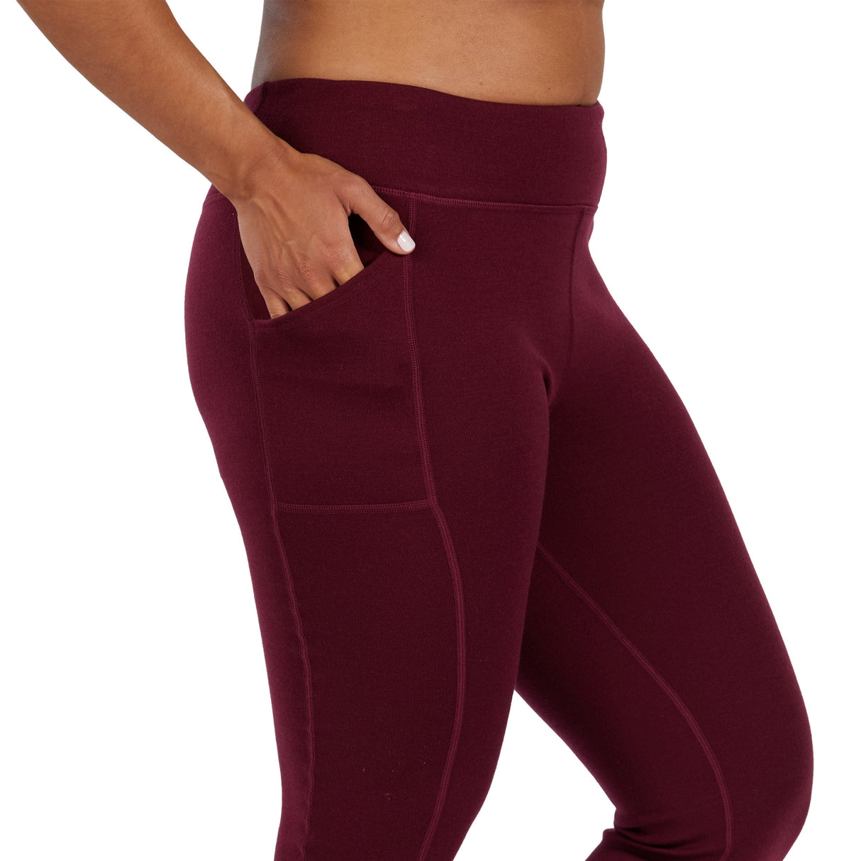 Heavyweight - Juneau Women's High Rise Leggings 100% Merino Wool