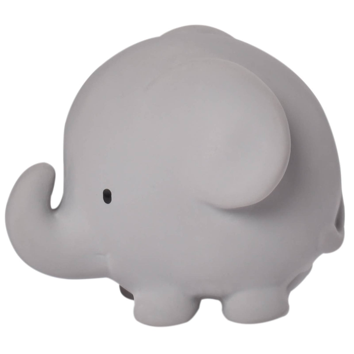 Elephant Organic Rubber Teether, Rattle & Bath Toy