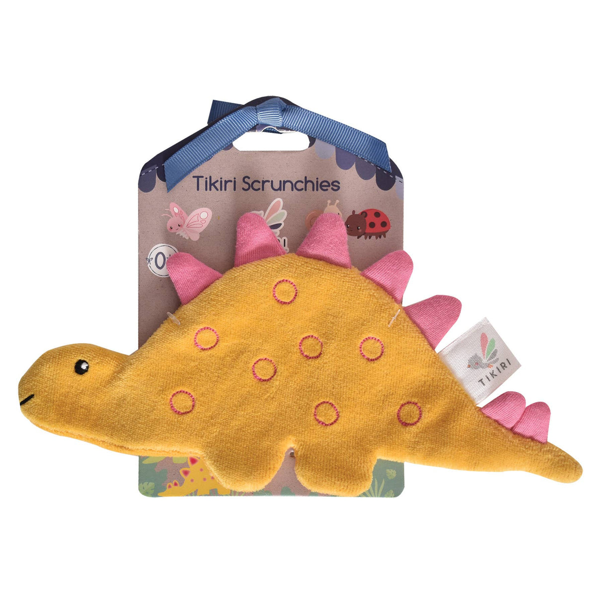 Organic Fabric Crinkle Toy: Stego the Stegosaurus
