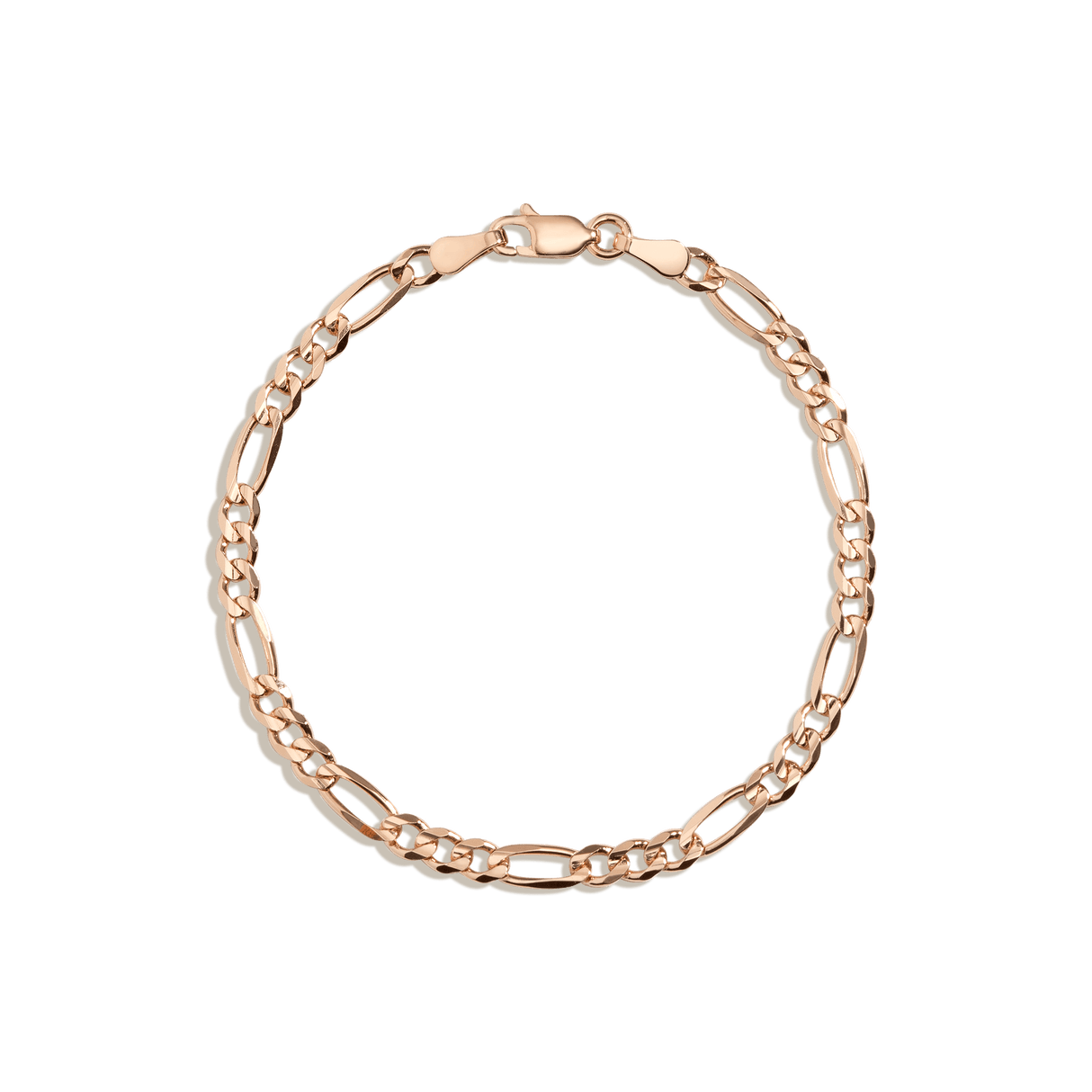 Large Gold Figaro Chain Anklet