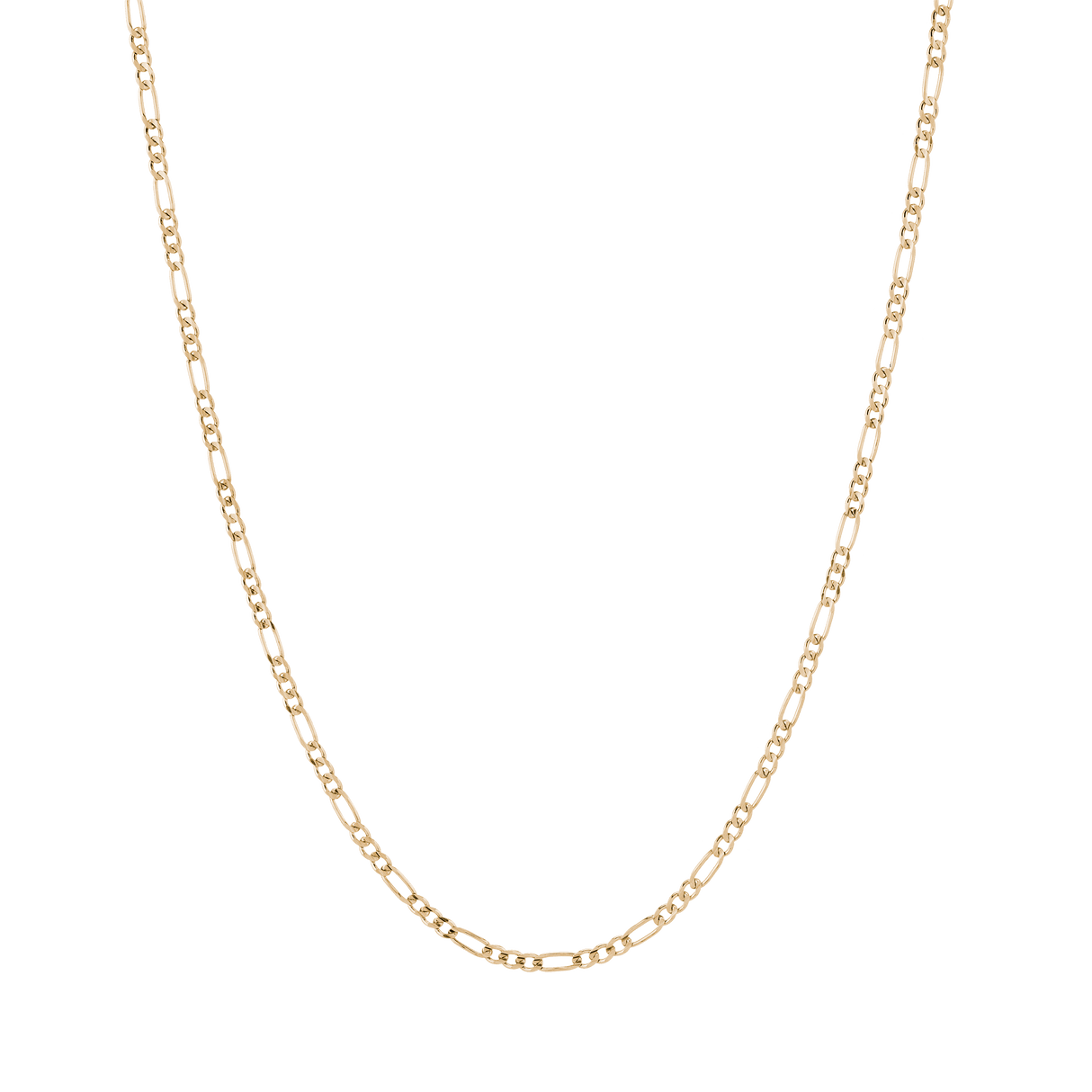 Medium Gold Figaro Chain Necklace