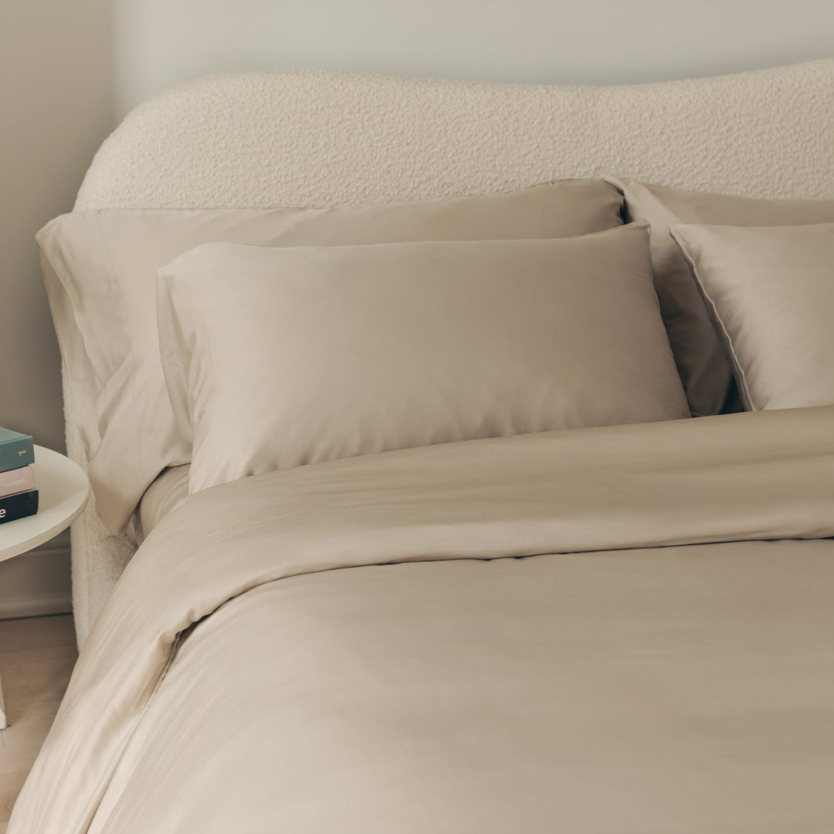 Organic Bamboo Sateen Duvet Cover Set