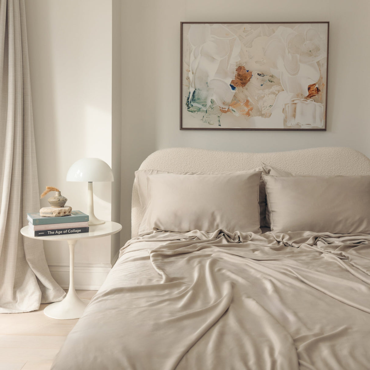Organic Bamboo Sateen Bed Sheet Set