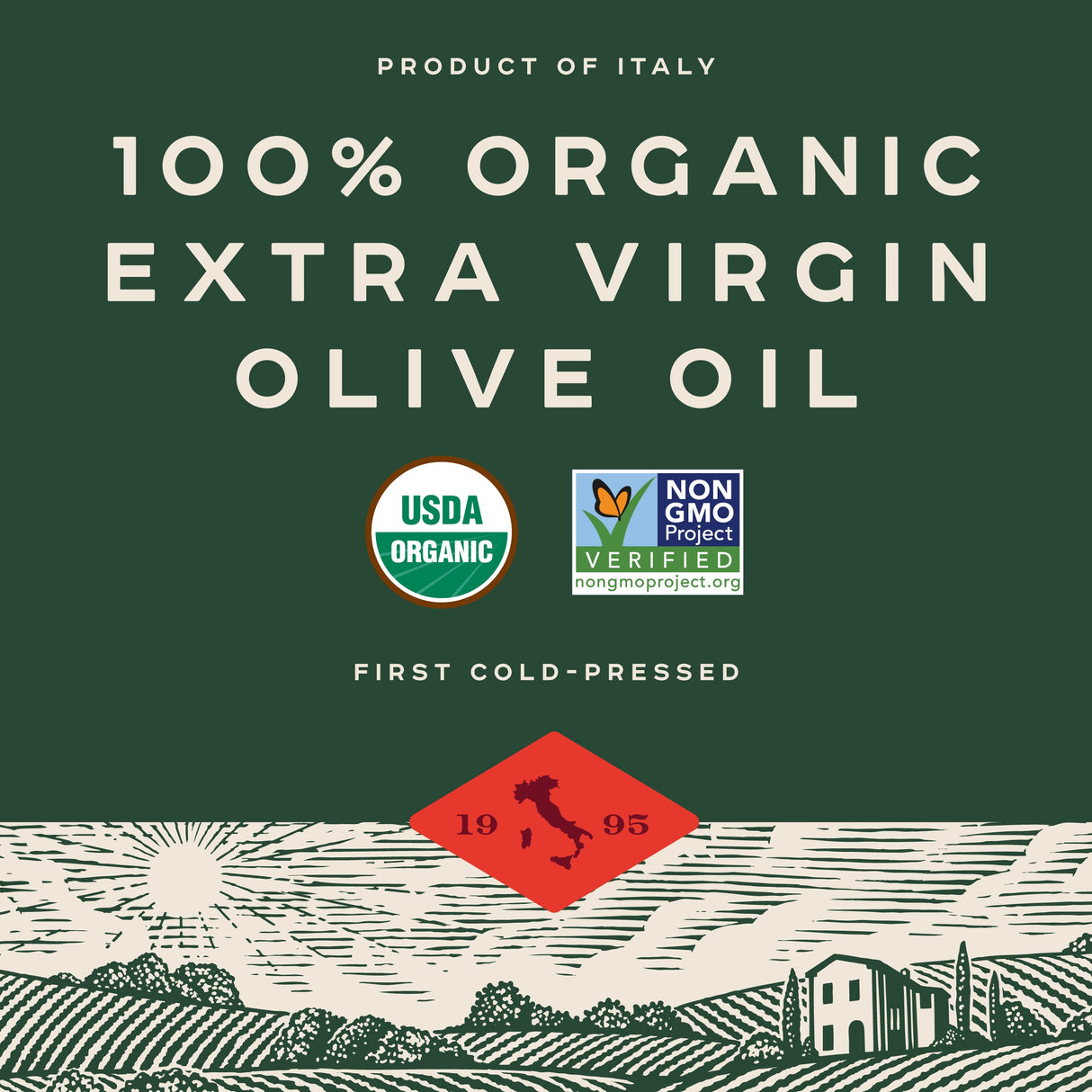 Organic Extra Virgin Olive Oil, 3L