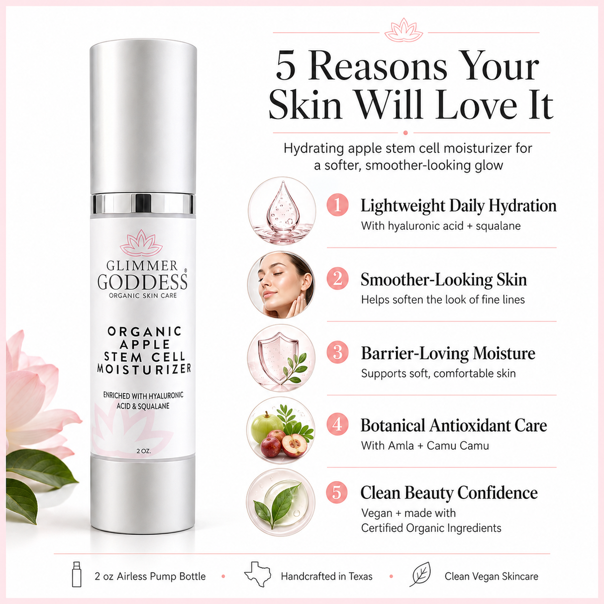 Organic Apple Stem Cell Renewal Moisturizer