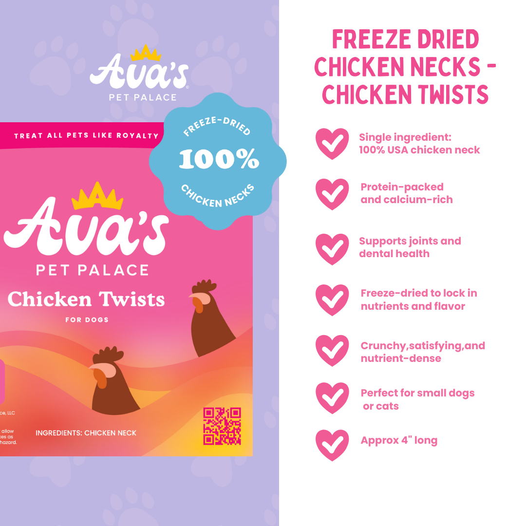 Freeze Dried Chicken Neck - Chicken Twists