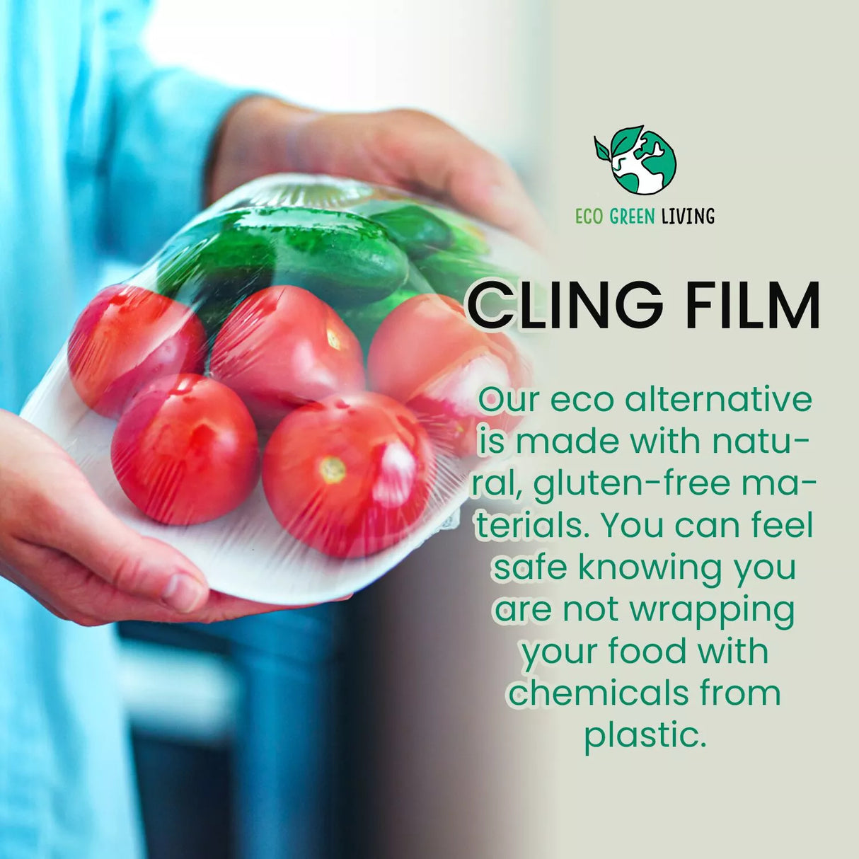 Compostable Cling Film - 1 roll x 100 feet